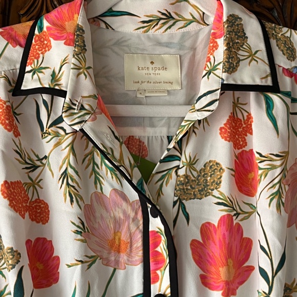 KATE SPADE "Blossom Fluid" Shirtdress - NWT!! - Picture 2 of 10